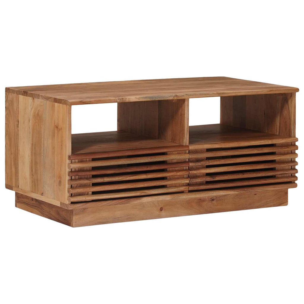 vidaXL Ręcznie robiony stół kawowy Brąz teakowy 85 x 45,5 x 40 cm
