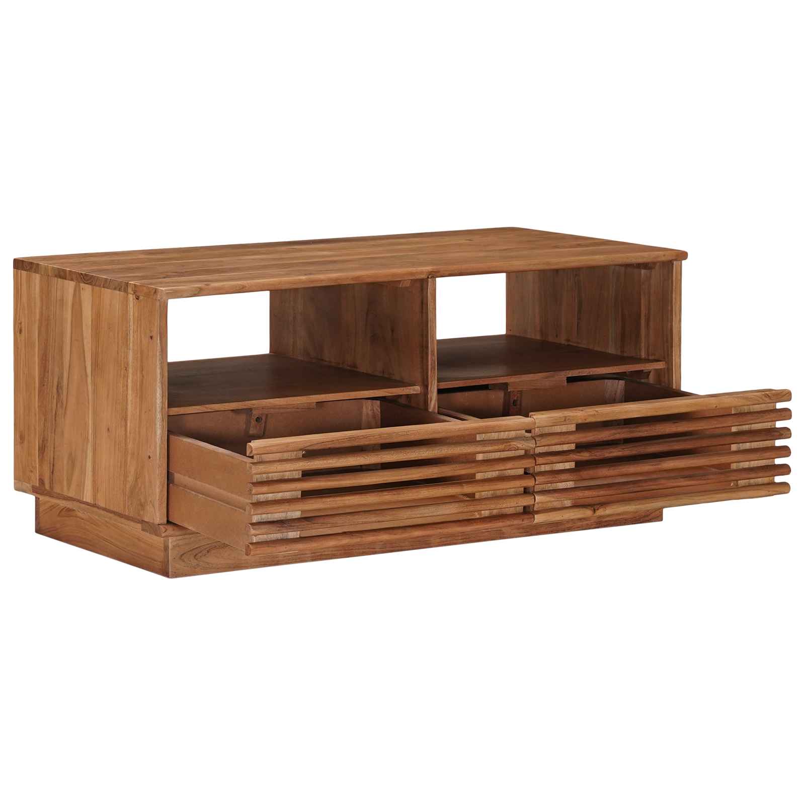 vidaXL Ręcznie robiony stół kawowy Brąz teakowy 85 x 45,5 x 40 cm