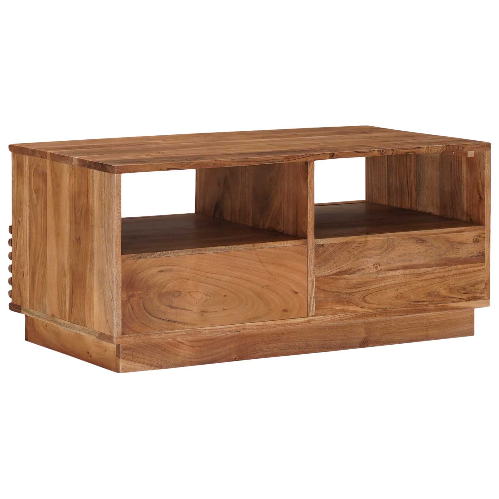 vidaXL Ręcznie robiony stół kawowy Brąz teakowy 85 x 45,5 x 40 cm