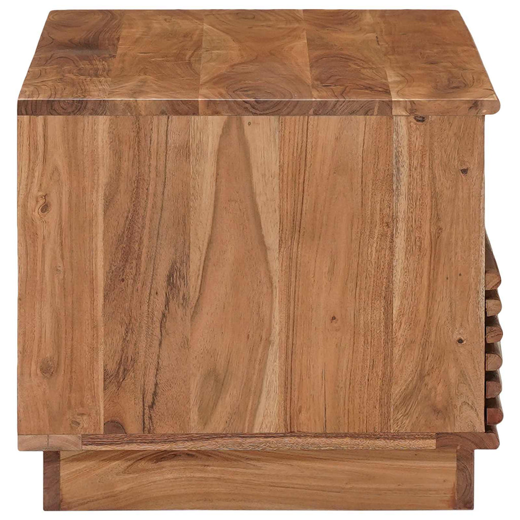 vidaXL Ręcznie robiony stół kawowy Brąz teakowy 85 x 45,5 x 40 cm