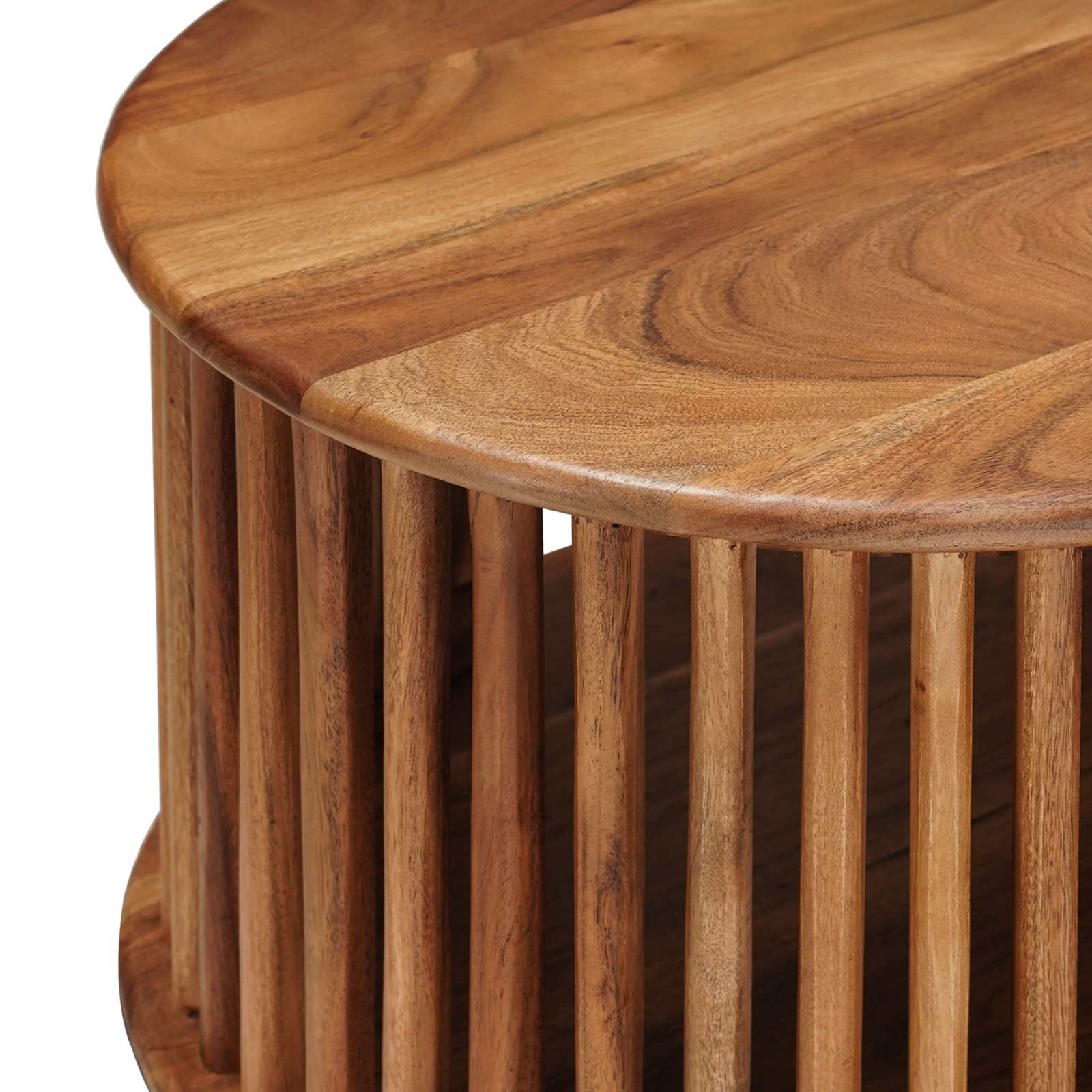 vidaXL Ręcznie robiony stół kawowy Ciemny teak 85 x 50 x 40 cm