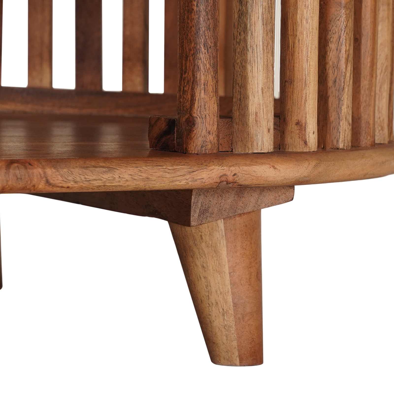 vidaXL Ręcznie robiony stół kawowy Ciemny teak 85 x 50 x 40 cm