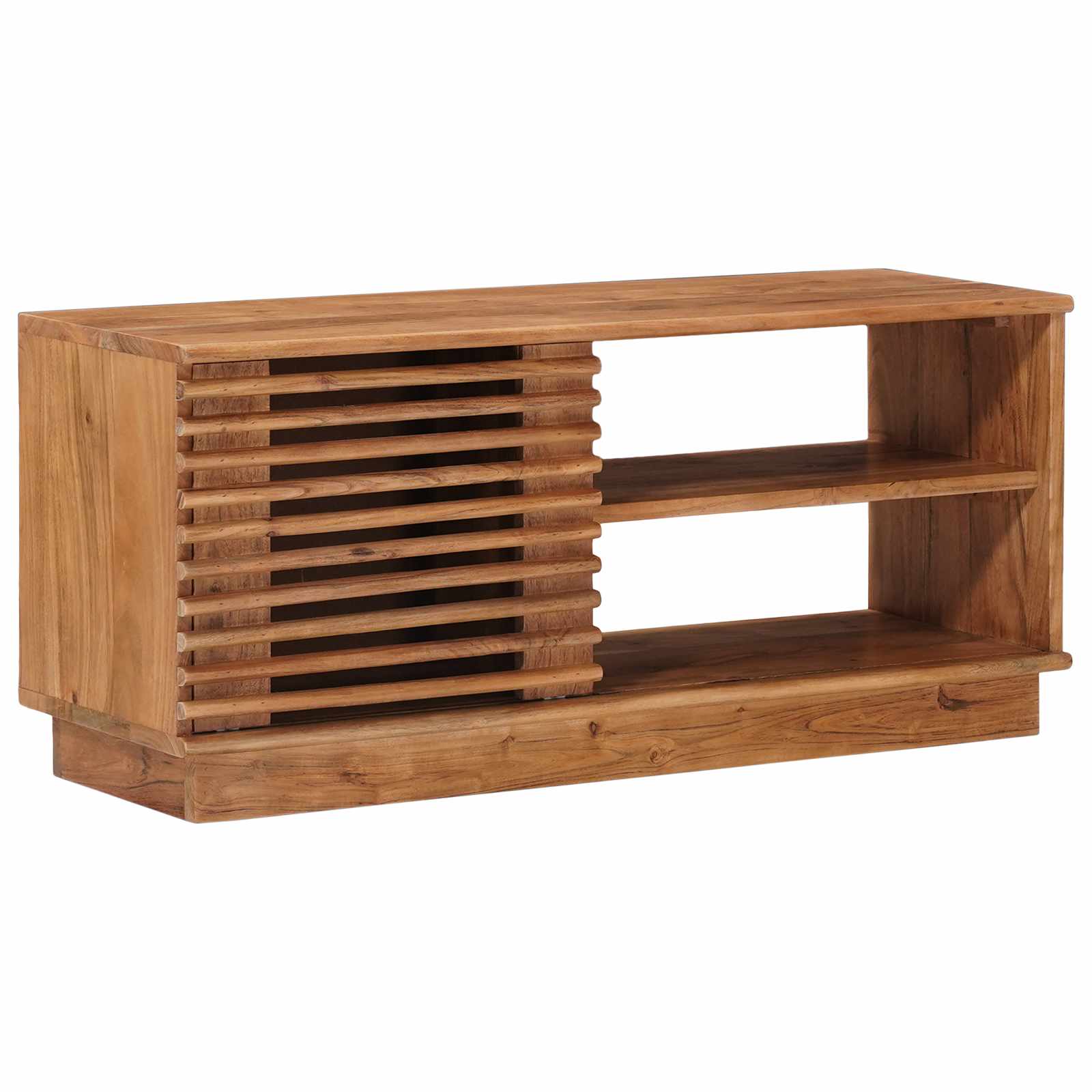 vidaXL Szafka pod telewizor z drzwiami Naturalny 90 x 30 x 40 cm