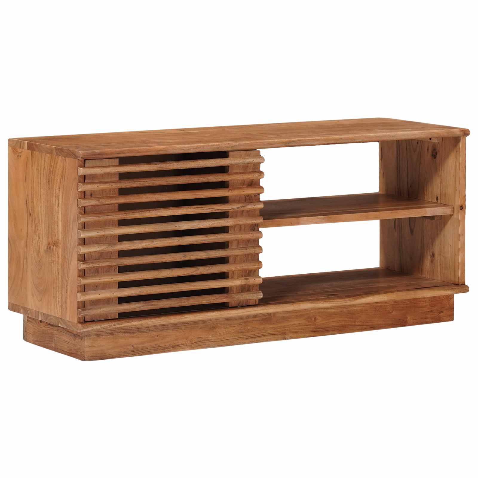 vidaXL Szafka pod telewizor z drzwiami Naturalny 90 x 30 x 40 cm