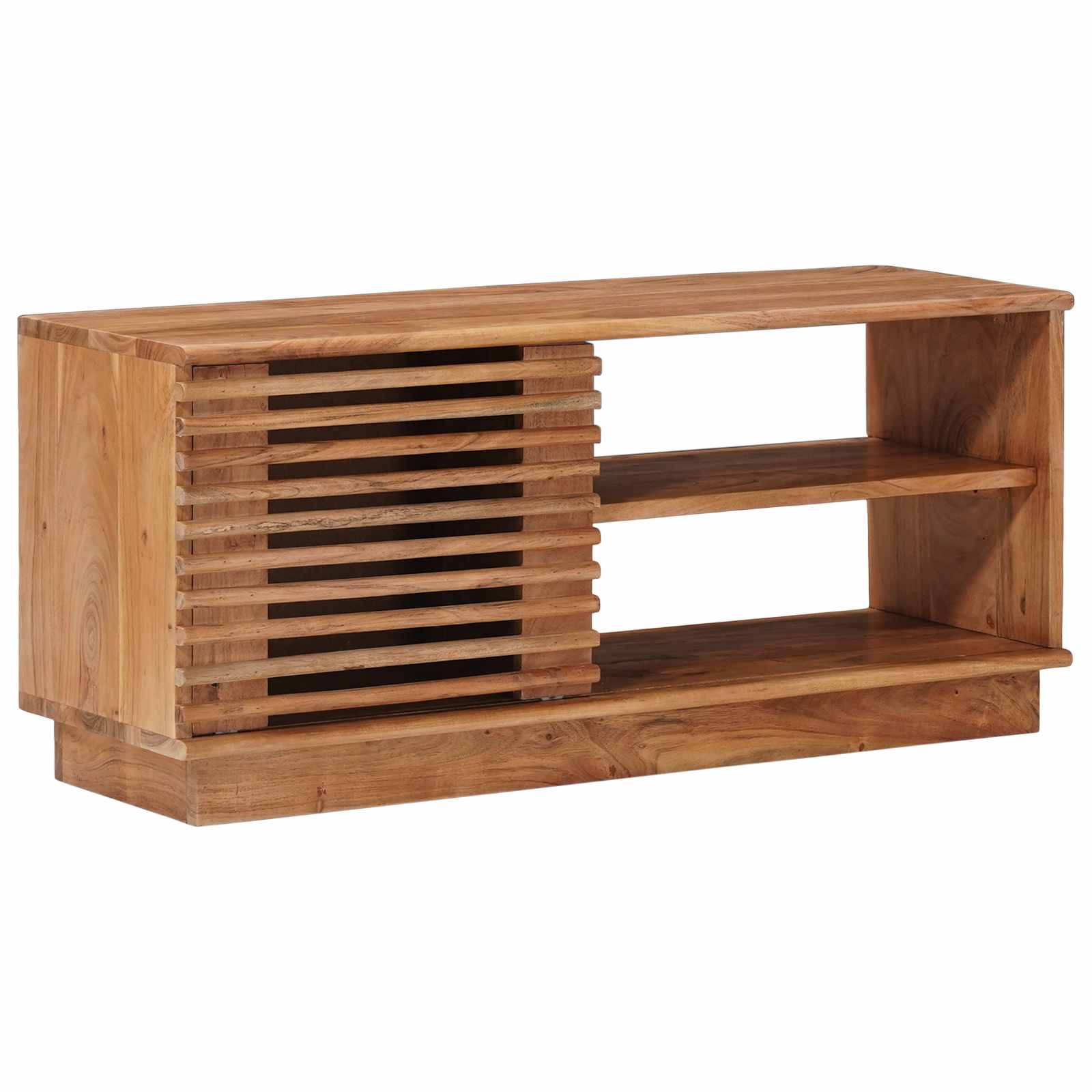 vidaXL Szafka pod telewizor z drzwiami Naturalny 90 x 30 x 40 cm