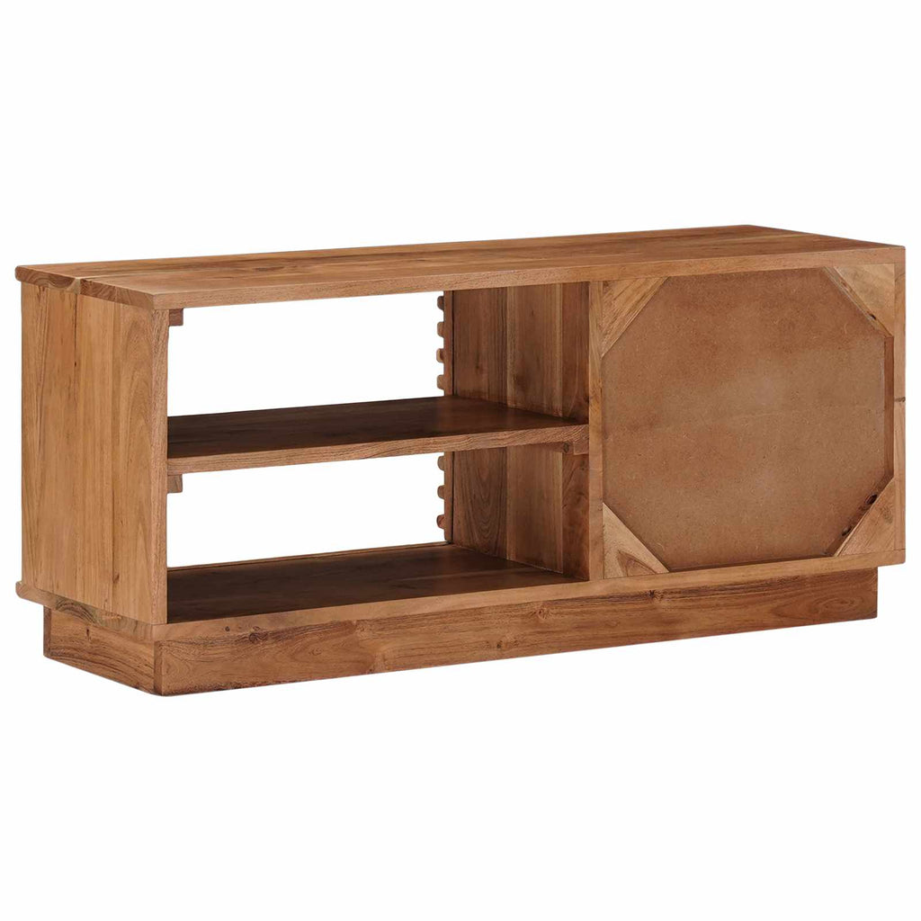 vidaXL Szafka pod telewizor z drzwiami Naturalny 90 x 30 x 40 cm