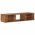 vidaXL Szafka pod telewizor z drzwiami Naturalny 105 x 30 x 22,5 cm