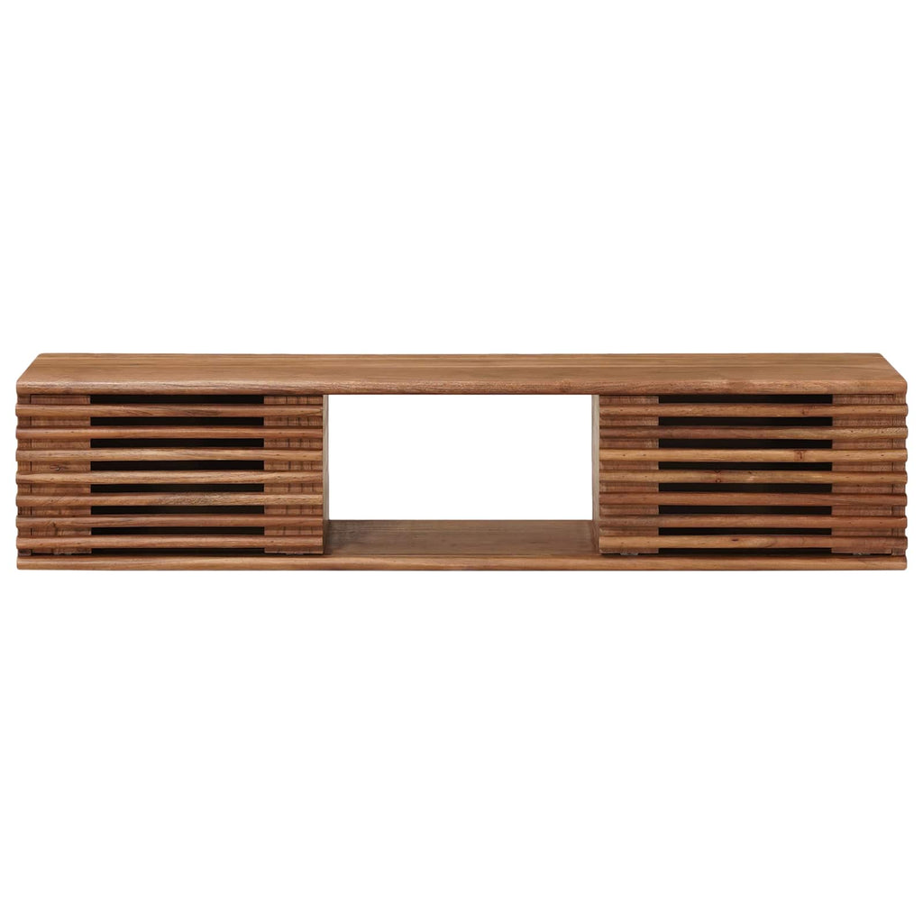vidaXL Szafka pod telewizor z drzwiami Naturalny 105 x 30 x 22,5 cm