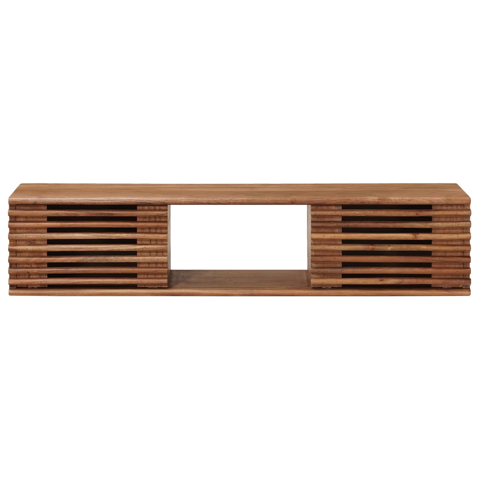 vidaXL Szafka pod telewizor z drzwiami Naturalny 105 x 30 x 22,5 cm