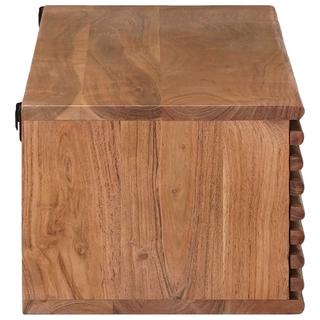 vidaXL Szafka pod telewizor z drzwiami Naturalny 105 x 30 x 22,5 cm
