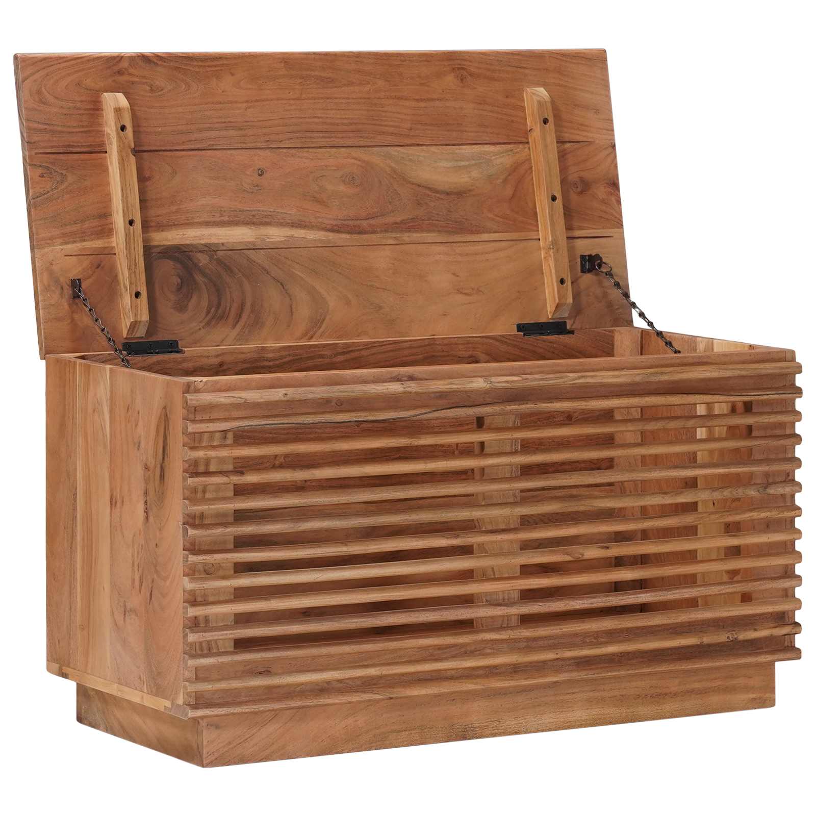 vidaXL Skrzynia do przechowywania Naturalny 85 x 40 x 46 cm