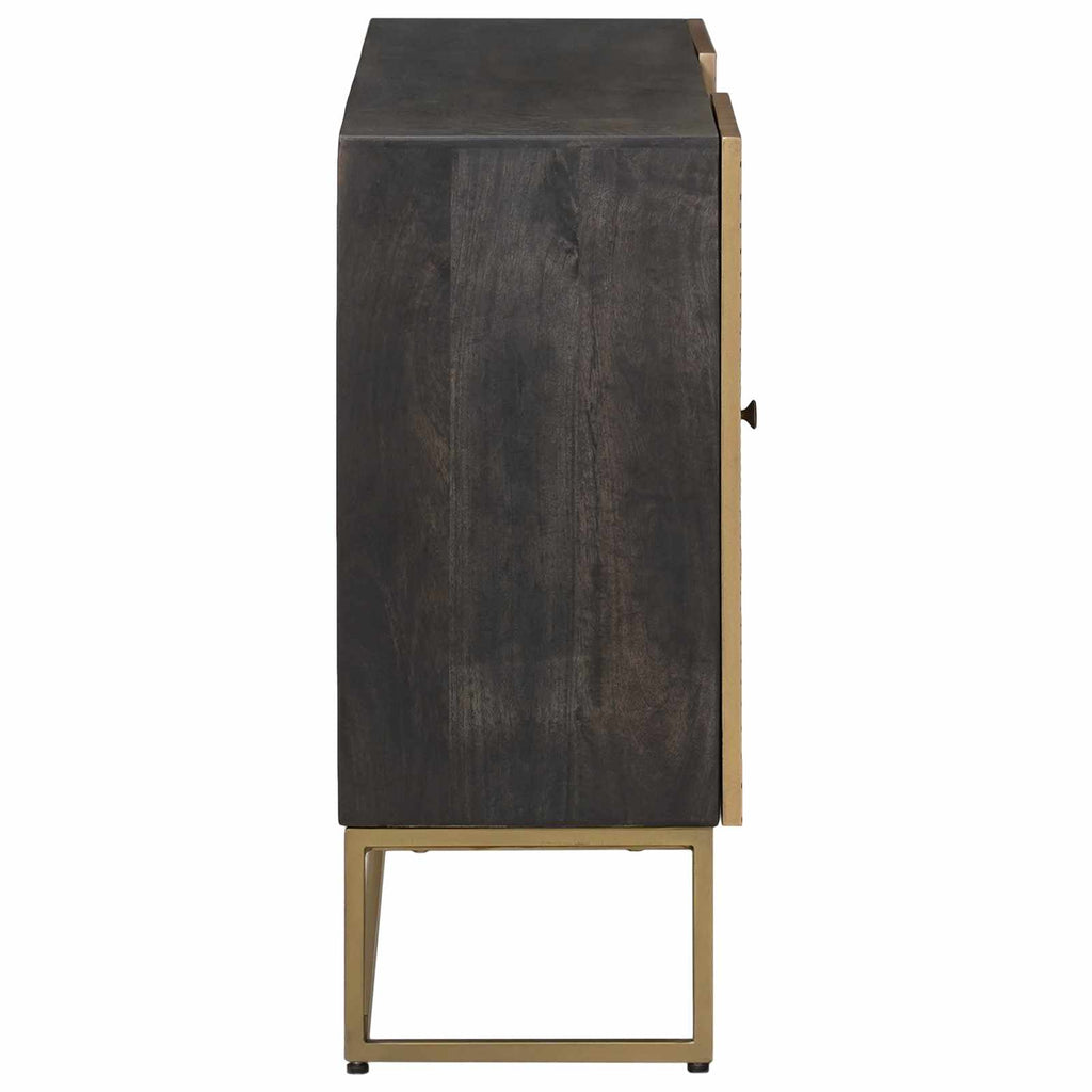 vidaXL Bufet Mosiądz 105 x 30 x 70 cm