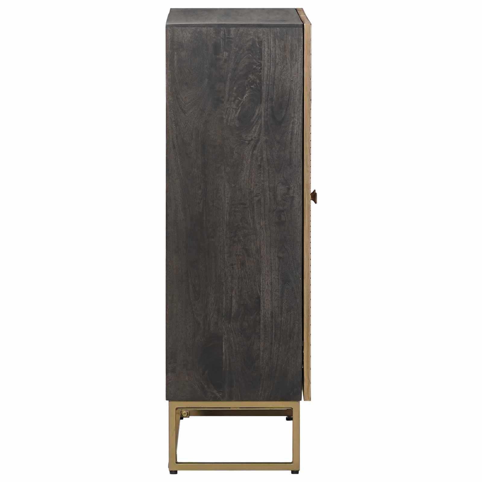 vidaXL Highboard Mosiądz 53,5 x 30 x 95 cm