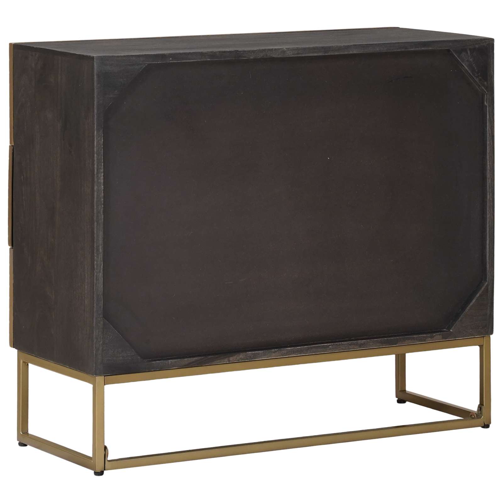 vidaXL Szafka z Szufladami z szufladą Mosiądz 75 x 30 x 65 cm
