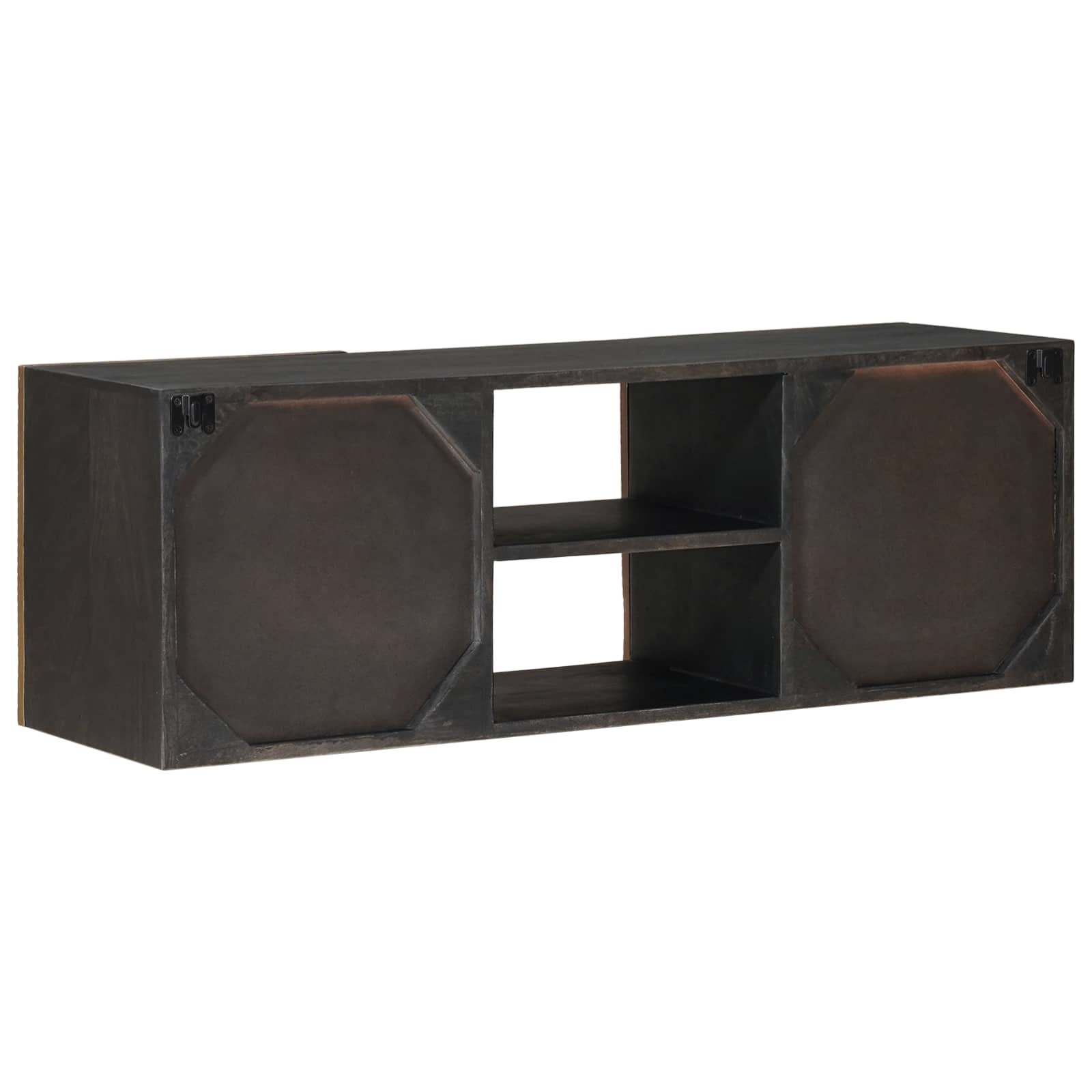 vidaXL Szafka pod telewizor z półką Mosiądz 105 x 30 x 35 cm