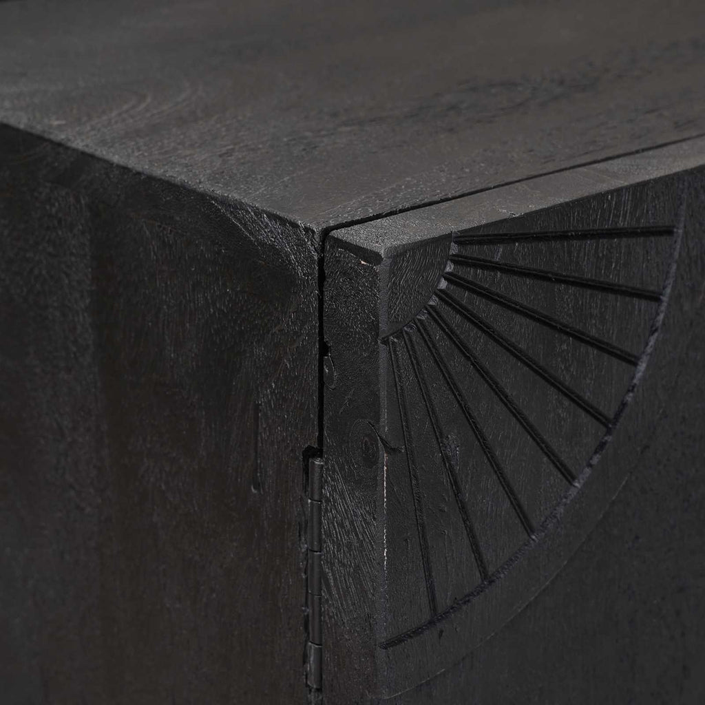 vidaXL Bufet Czarny 105 x 30 x 68 cm