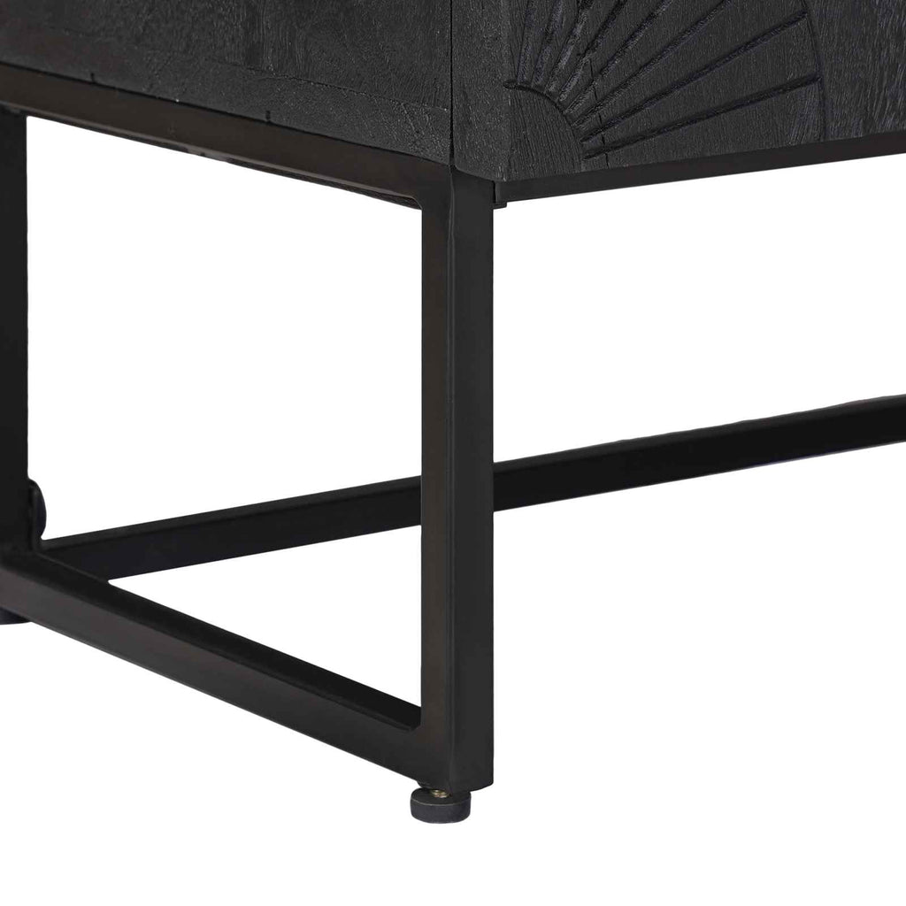 vidaXL Bufet Czarny 105 x 30 x 68 cm