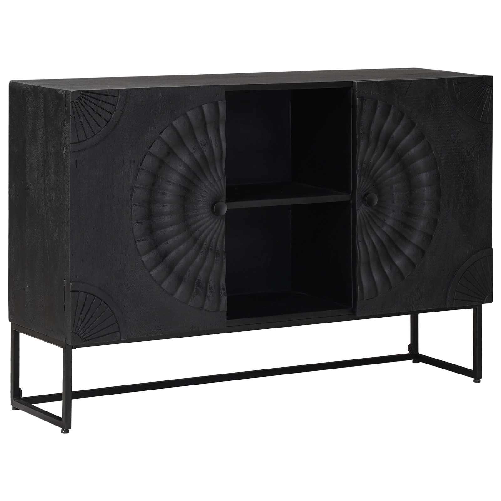 vidaXL Bufet Czarny 105 x 30 x 68 cm