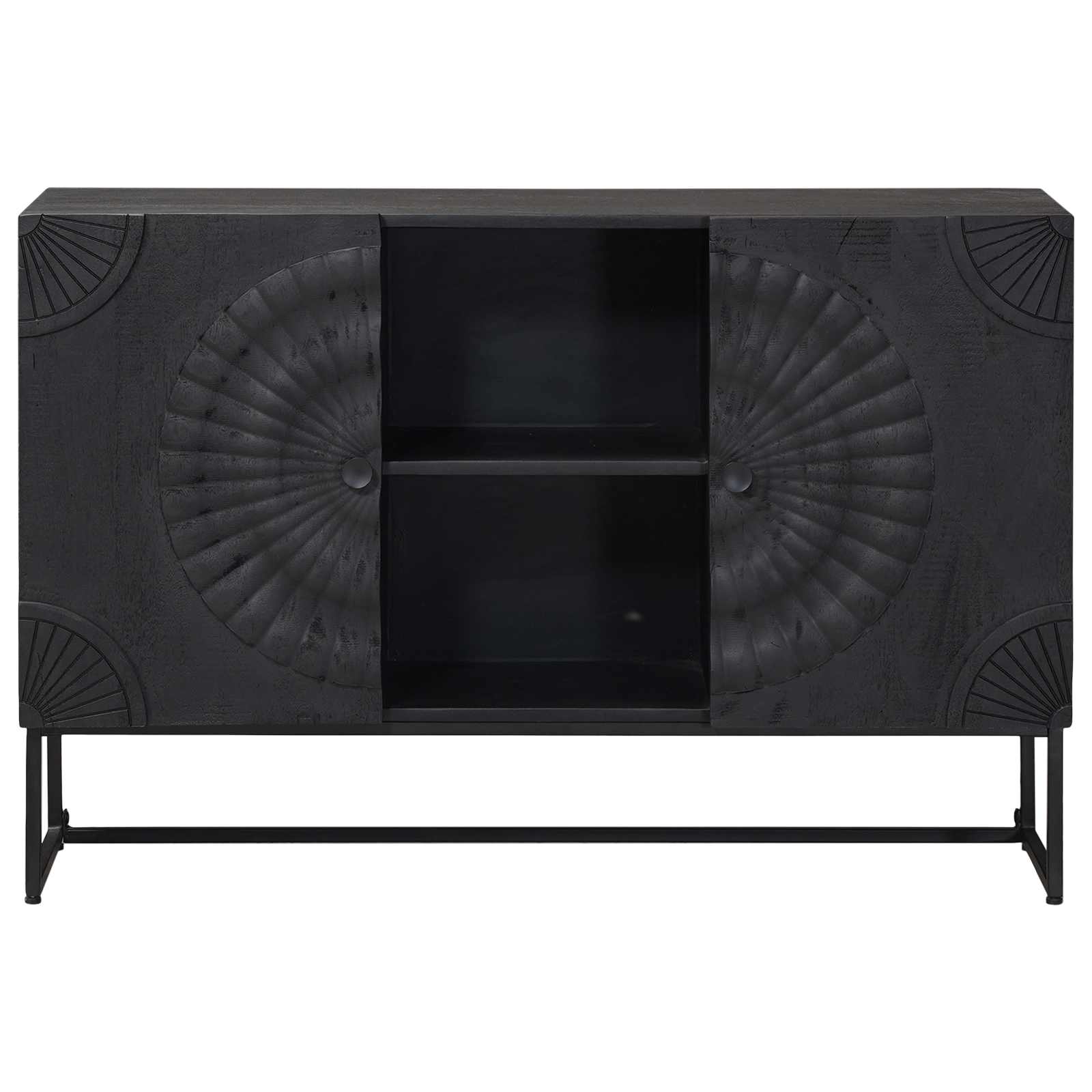 vidaXL Bufet Czarny 105 x 30 x 68 cm