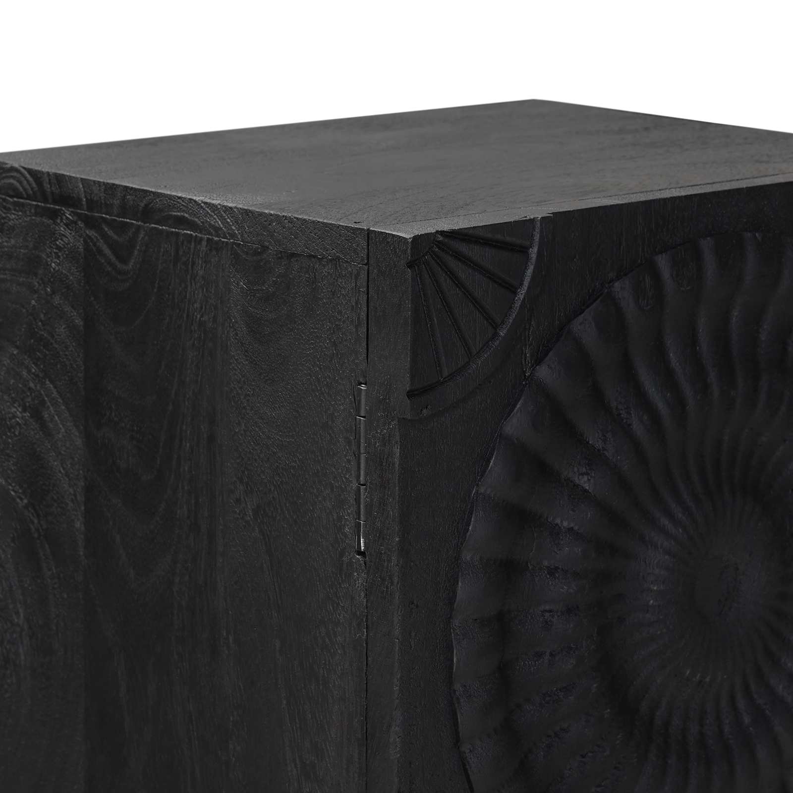 vidaXL Highboard Czarny 35 x 30 x 120 cm