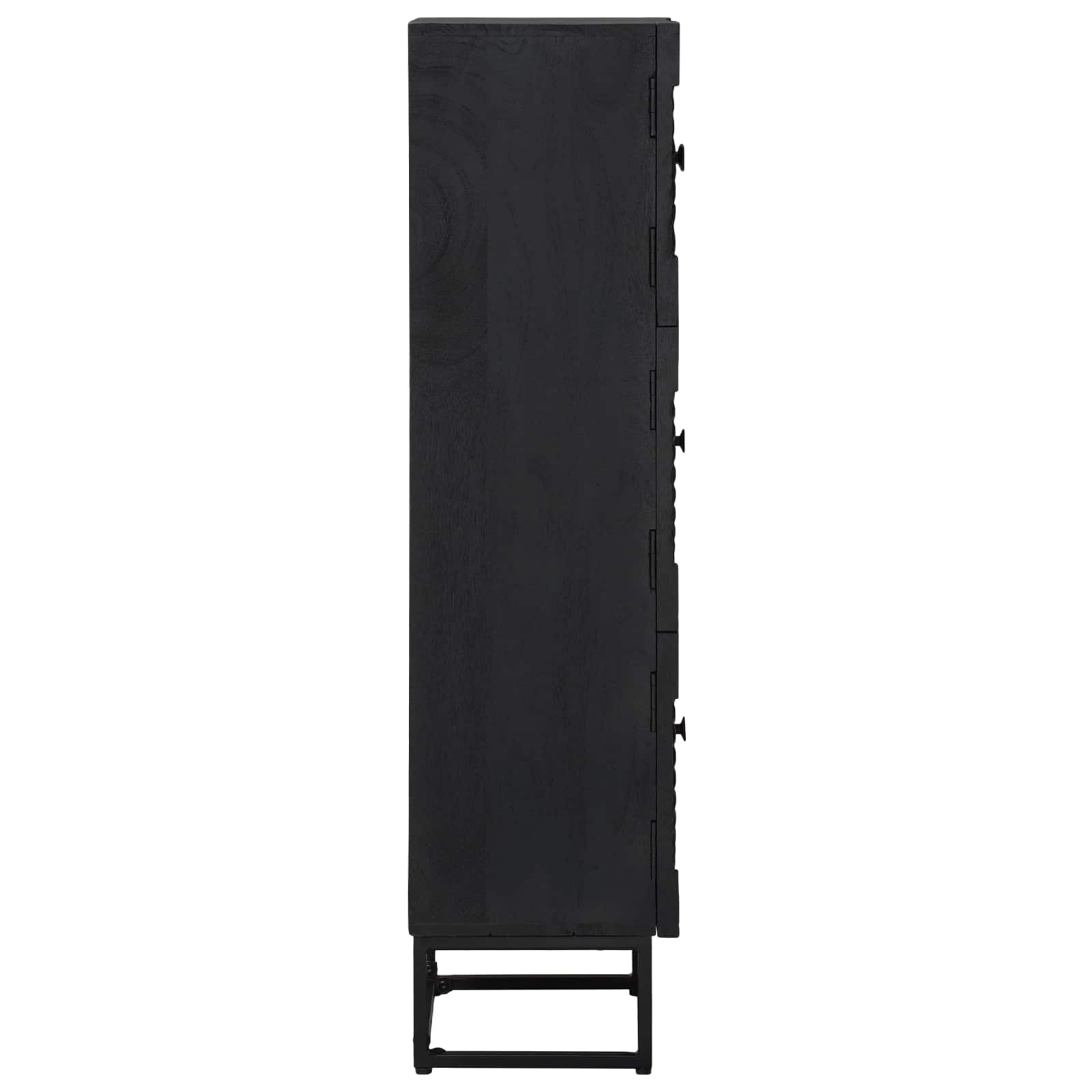 vidaXL Highboard Czarny 35 x 30 x 120 cm