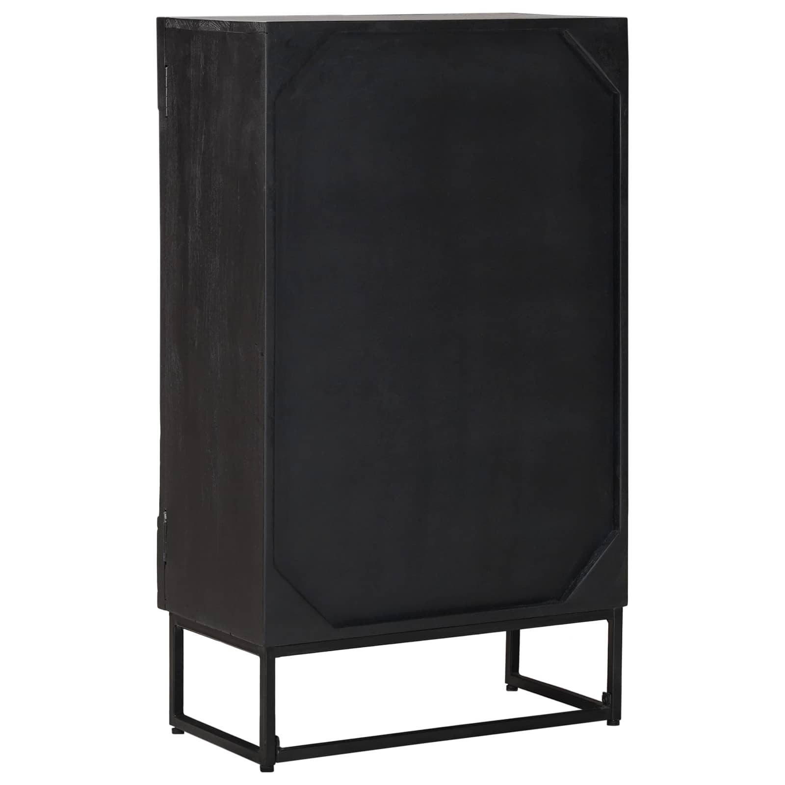 vidaXL Highboard Czarny 55 x 30 x 95 cm
