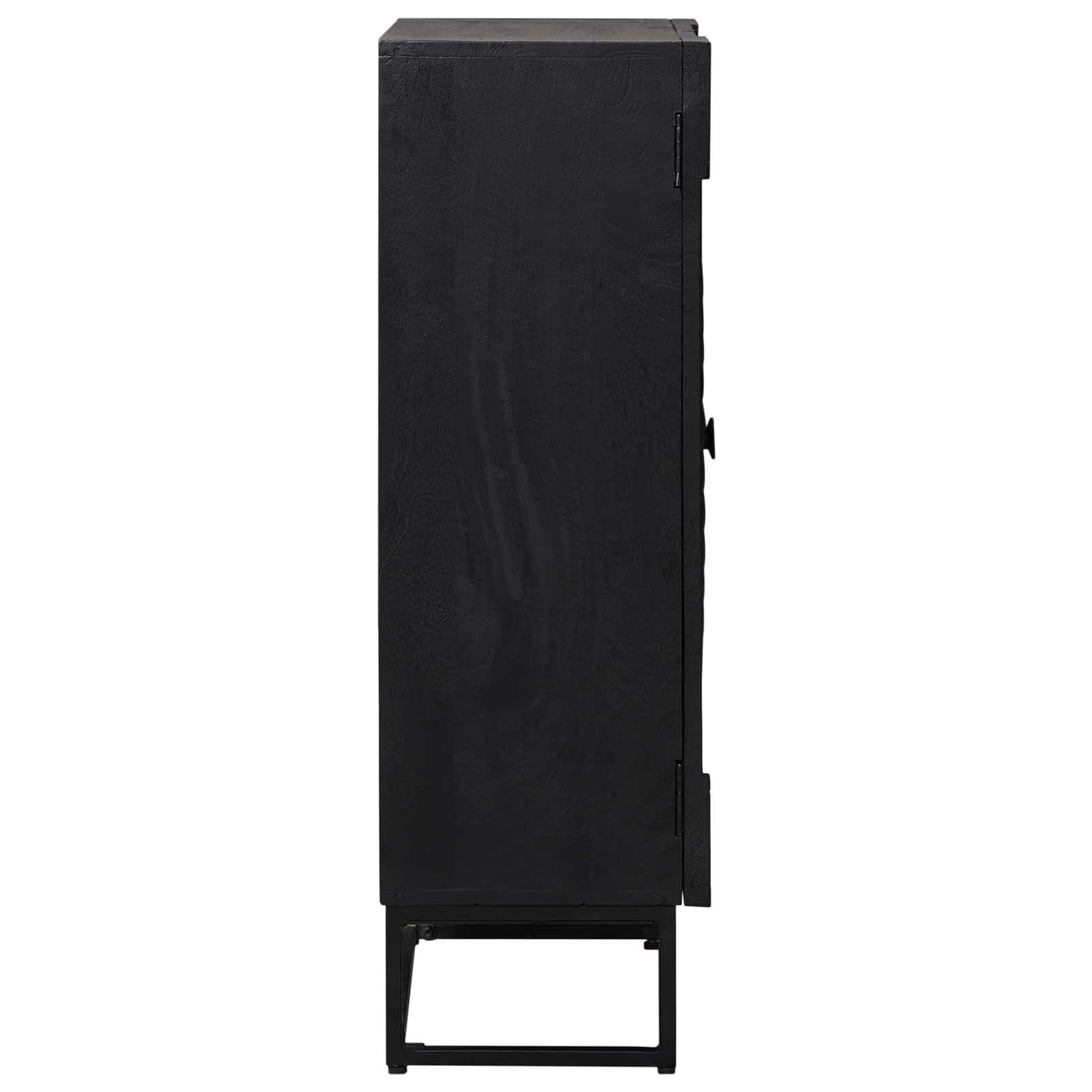 vidaXL Highboard Czarny 55 x 30 x 95 cm