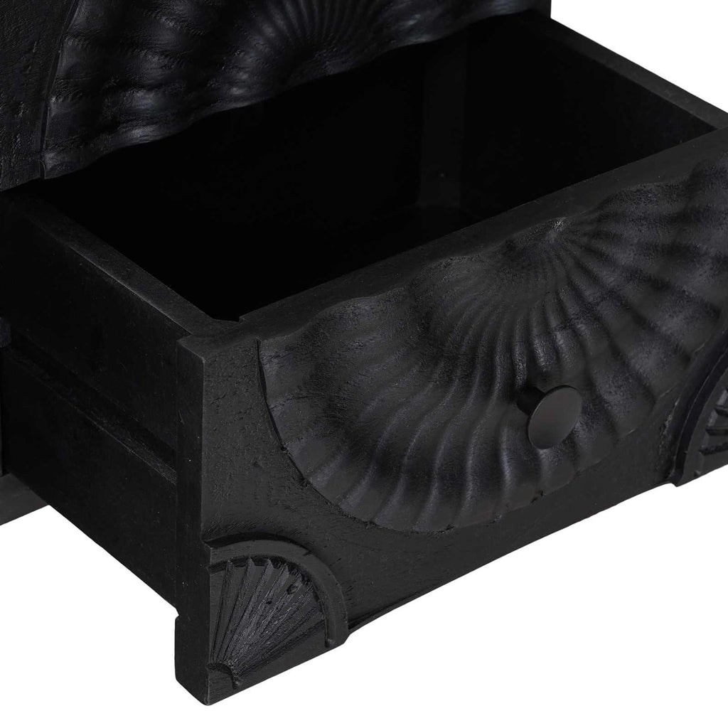 vidaXL Szafka pod telewizor z szufladą z półką Czarny 105 x 30 x 54 cm