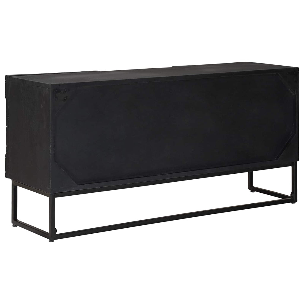 vidaXL Szafka pod telewizor z szufladą z półką Czarny 105 x 30 x 54 cm