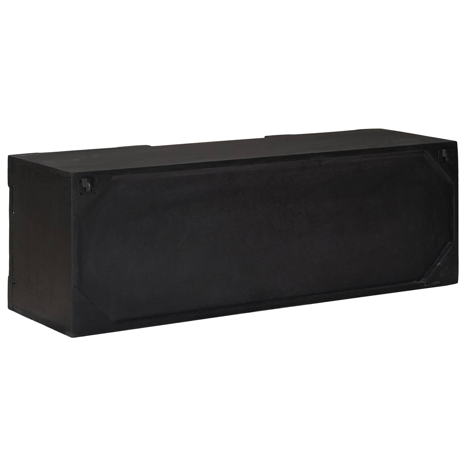 vidaXL Szafka pod telewizor z półką z drzwiami Czarny 105 x 30 x 35 cm