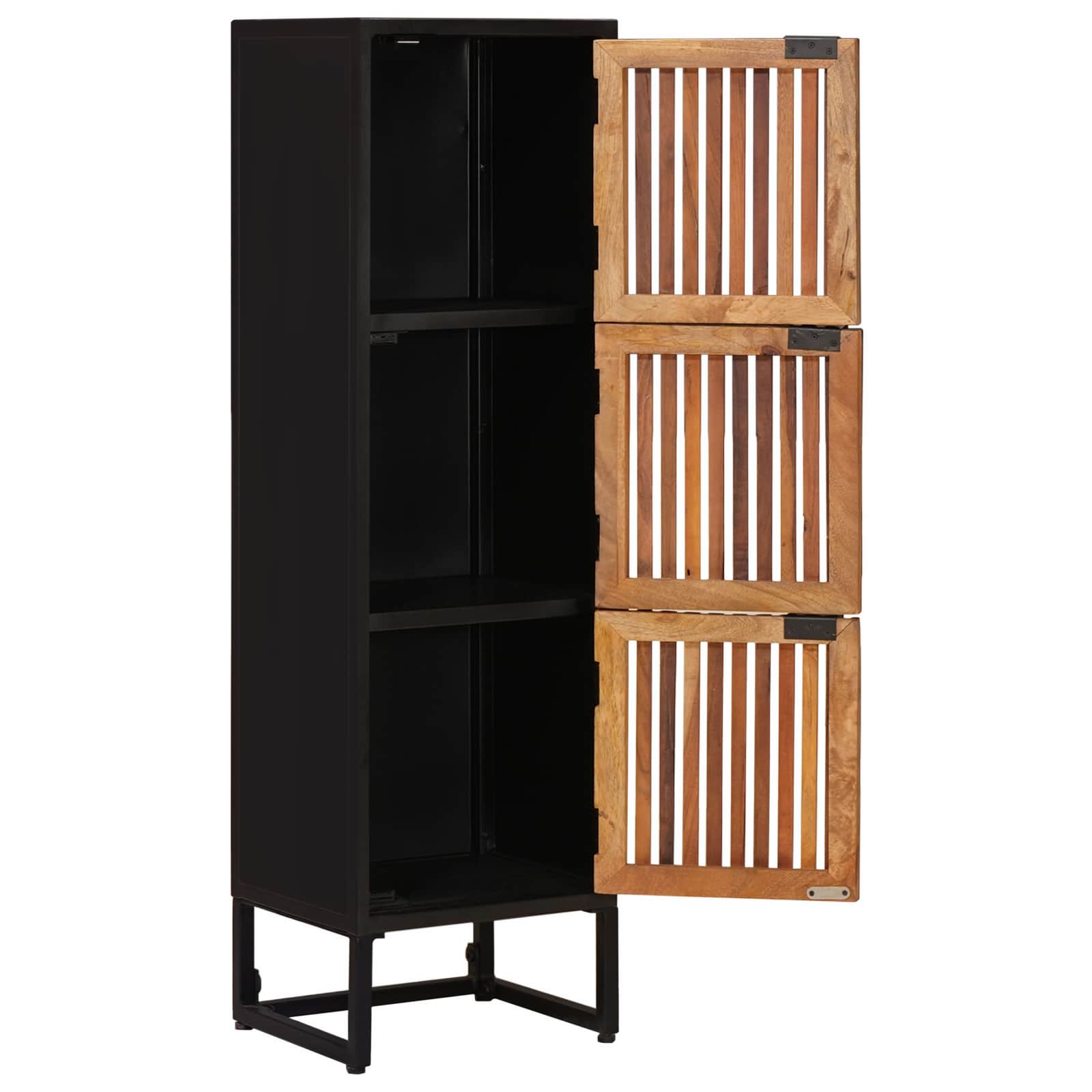 vidaXL Highboard 35 x 30 x 120 cm Drewno Mango i Drewno Inżynieryjne