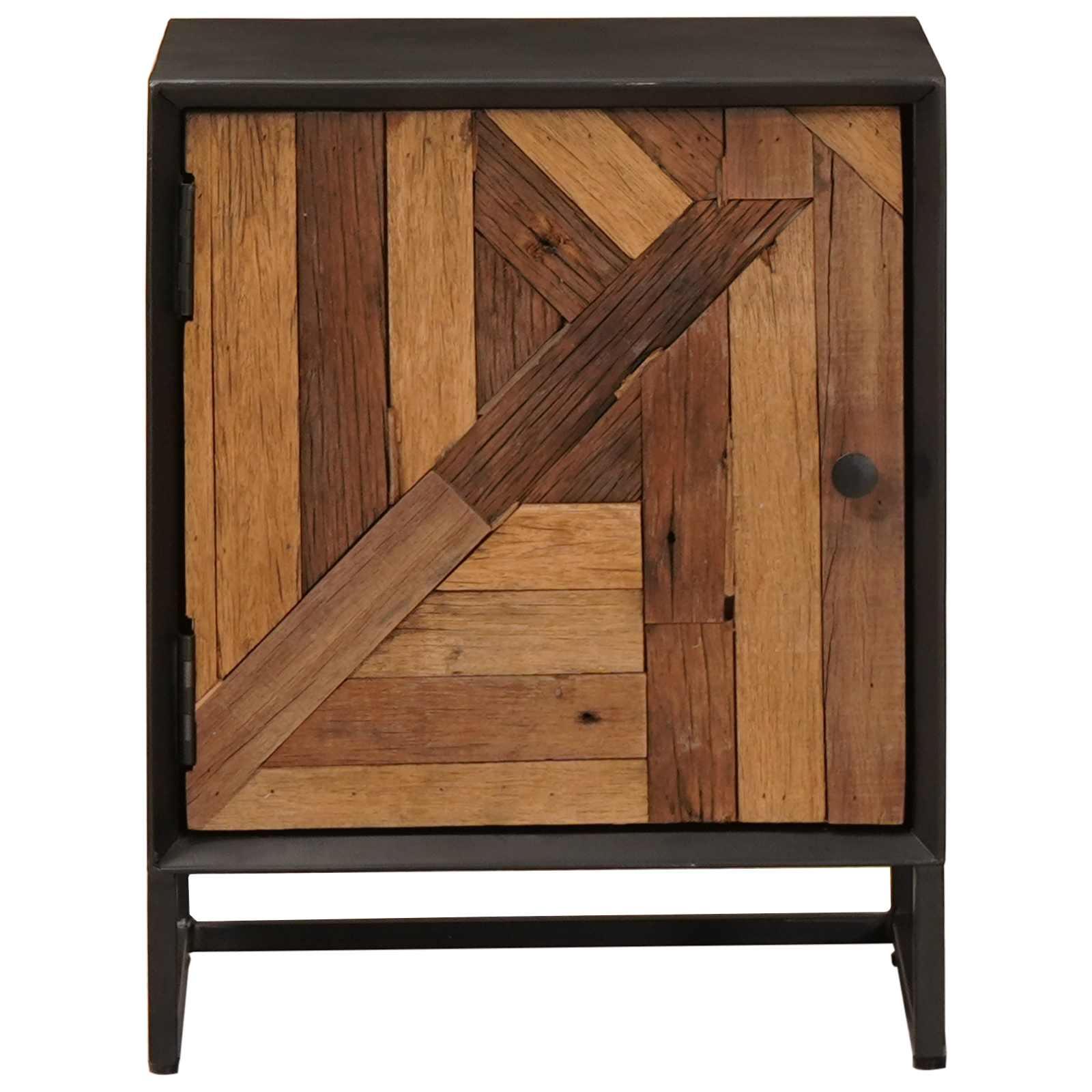 vidaXL Ręcznie wykonana szafka nocna naturalny 40 x 30 x 50 cm