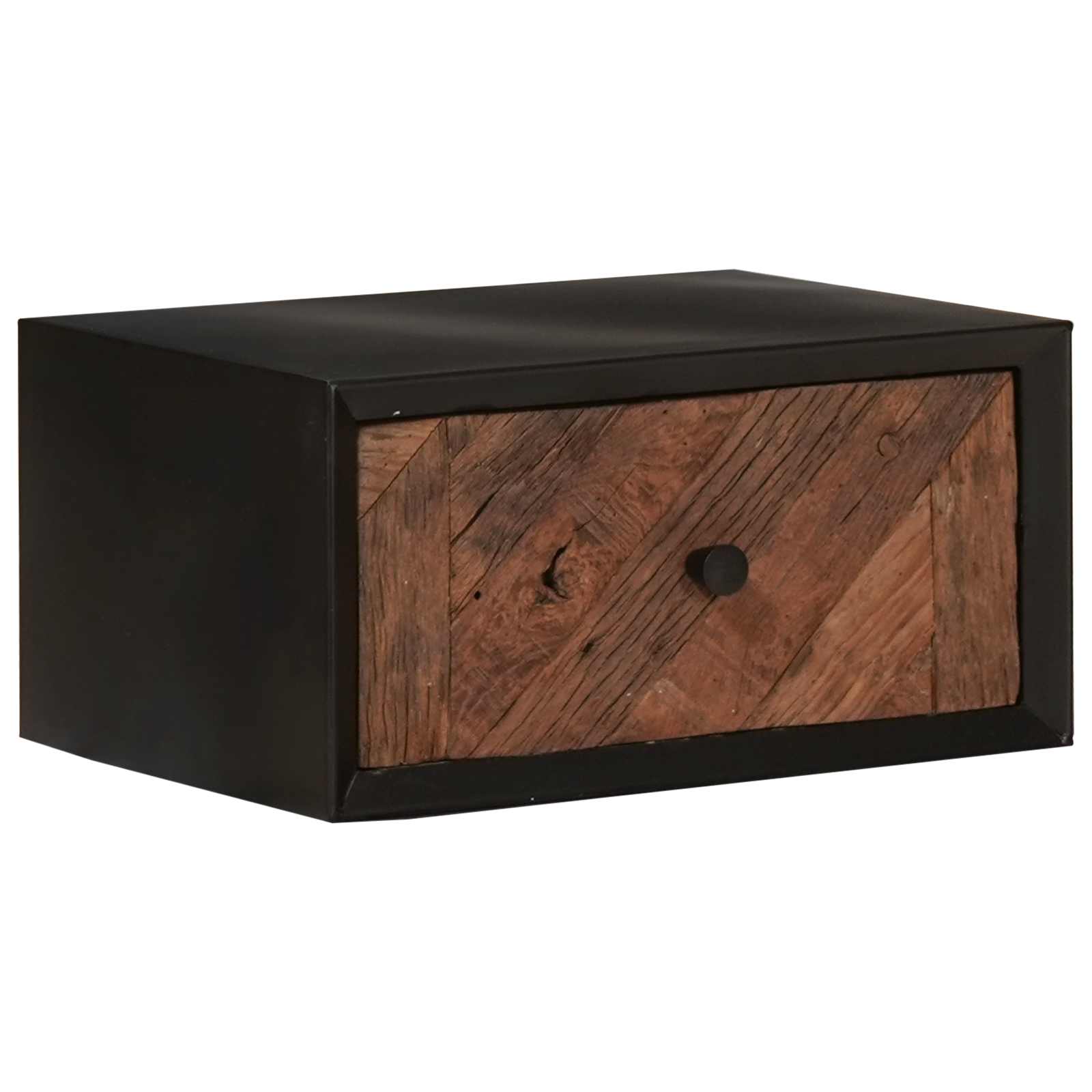 vidaXL Ręcznie wykonana szafka nocna naturalny 40 x 30 x 20 cm