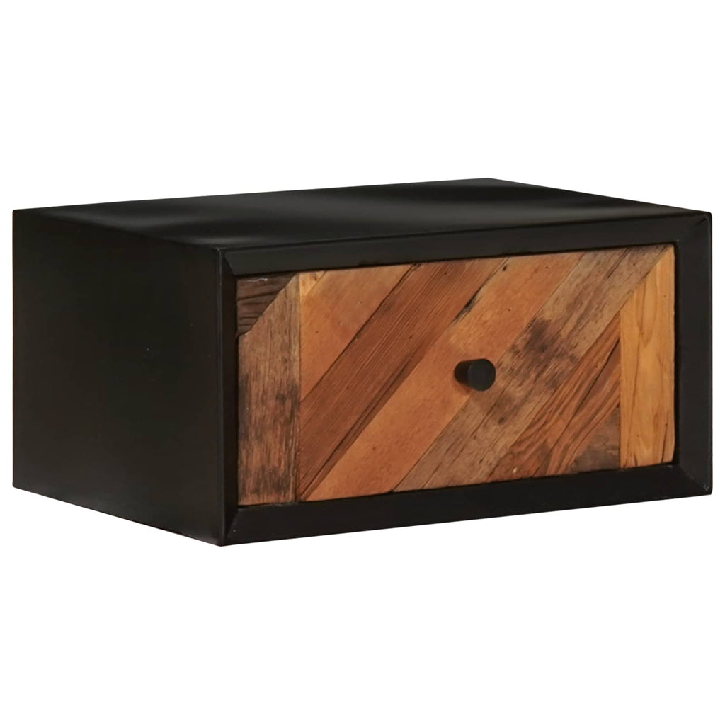 vidaXL Ręcznie wykonana szafka nocna naturalny 40 x 30 x 20 cm