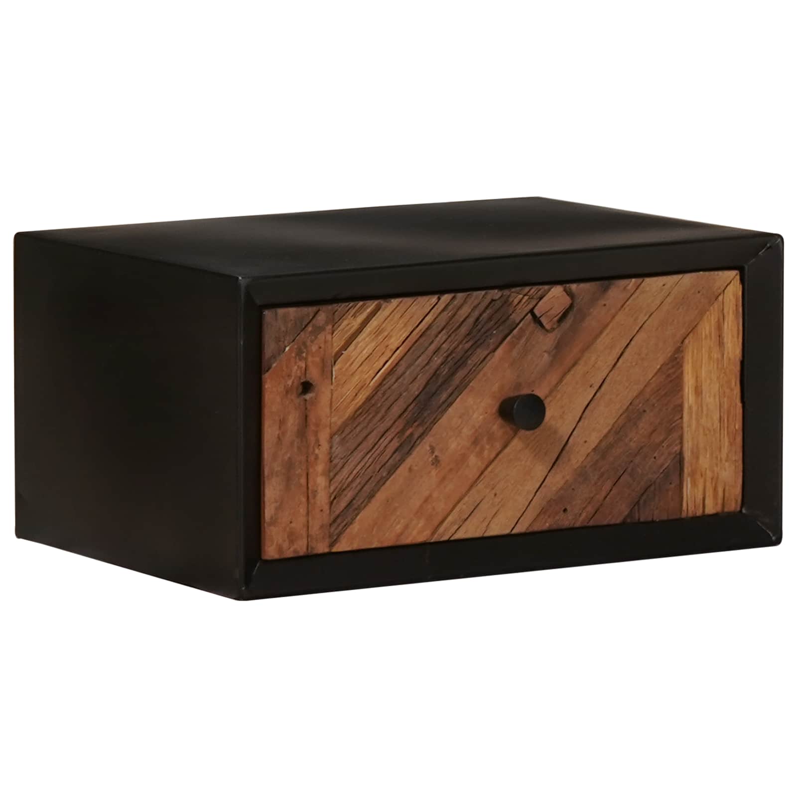 vidaXL Ręcznie wykonana szafka nocna naturalny 40 x 30 x 20 cm