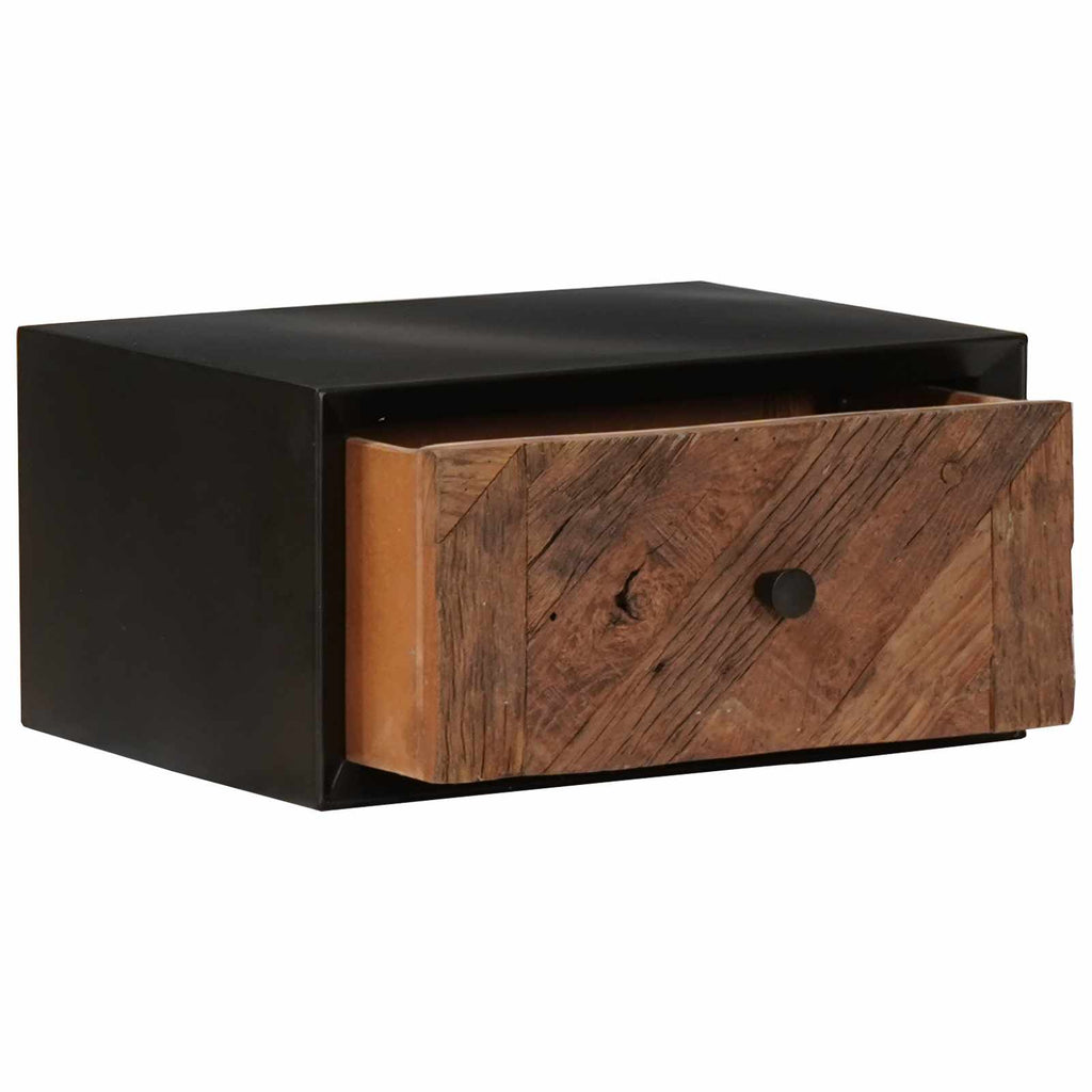 vidaXL Ręcznie wykonana szafka nocna naturalny 40 x 30 x 20 cm