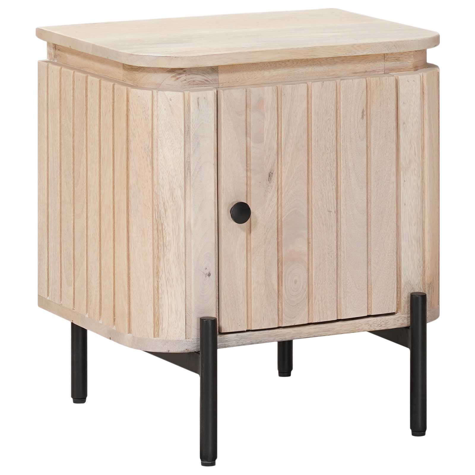 vidaXL Ręcznie wykonana szafka nocna Biały 40 x 30 x 45 cm