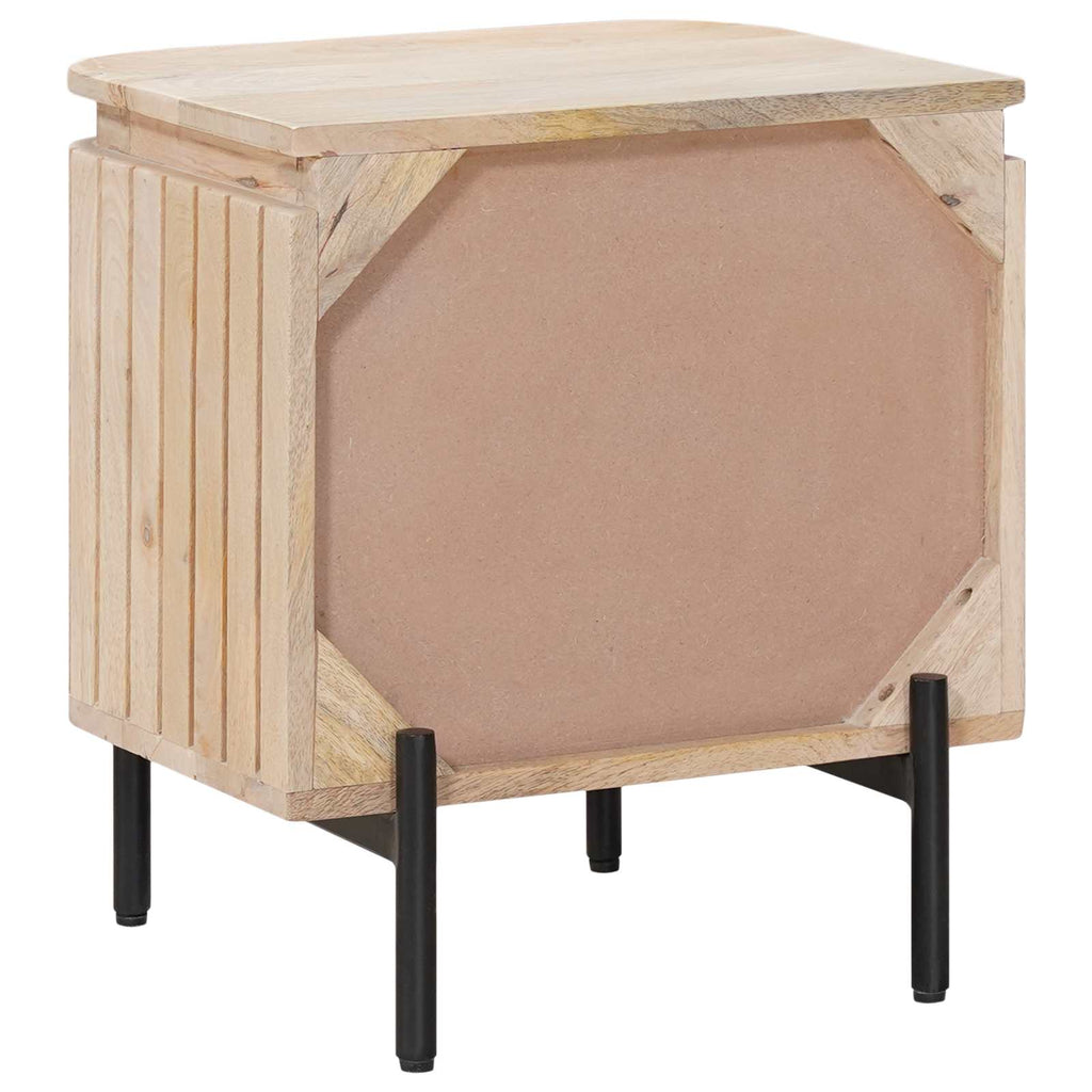 vidaXL Ręcznie wykonana szafka nocna Biały 40 x 30 x 45 cm