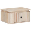 vidaXL Ręcznie wykonana szafka nocna Biały 40 x 30 x 20 cm