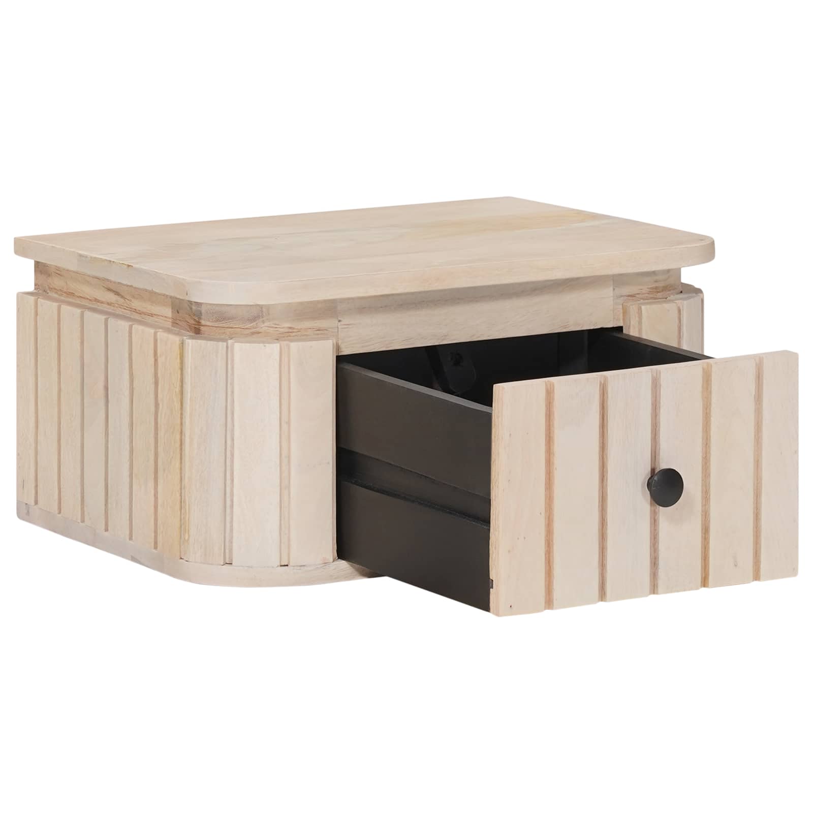 vidaXL Ręcznie wykonana szafka nocna Biały 40 x 30 x 20 cm