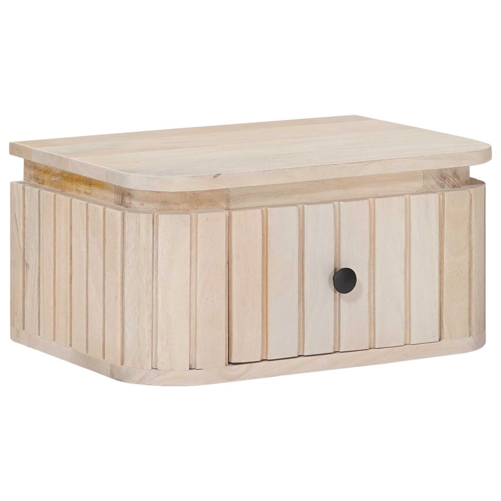 vidaXL Ręcznie wykonana szafka nocna Biały 40 x 30 x 20 cm