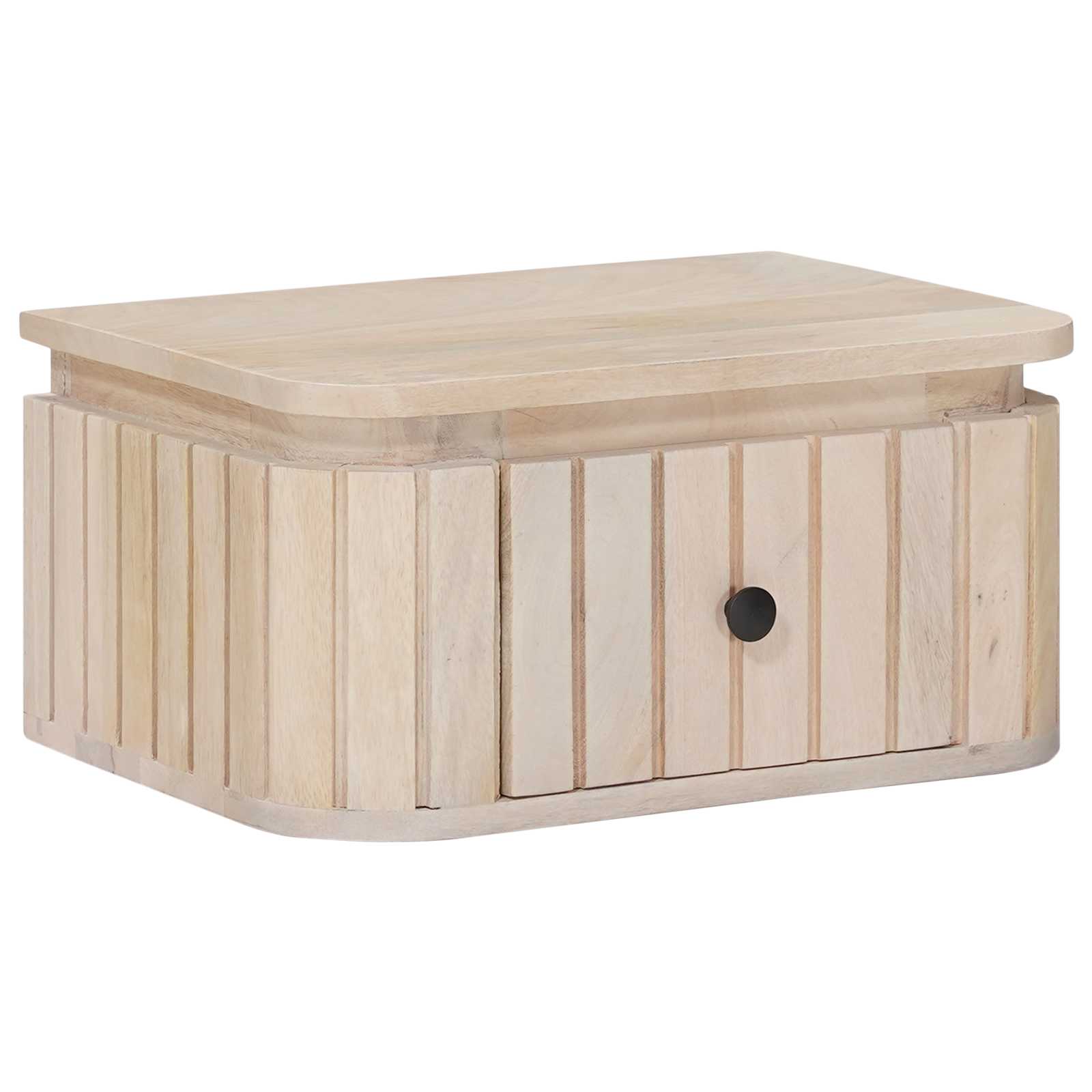 vidaXL Ręcznie wykonana szafka nocna Biały 40 x 30 x 20 cm