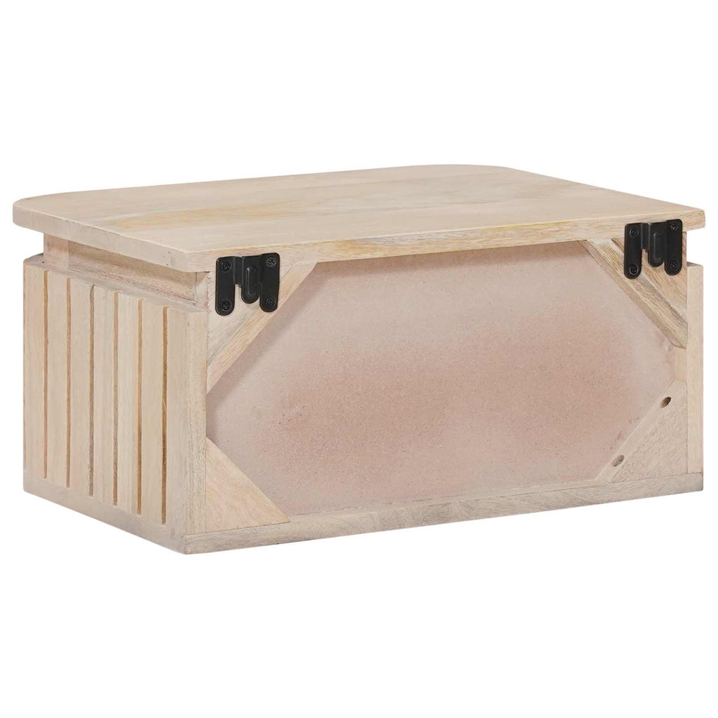 vidaXL Ręcznie wykonana szafka nocna Biały 40 x 30 x 20 cm