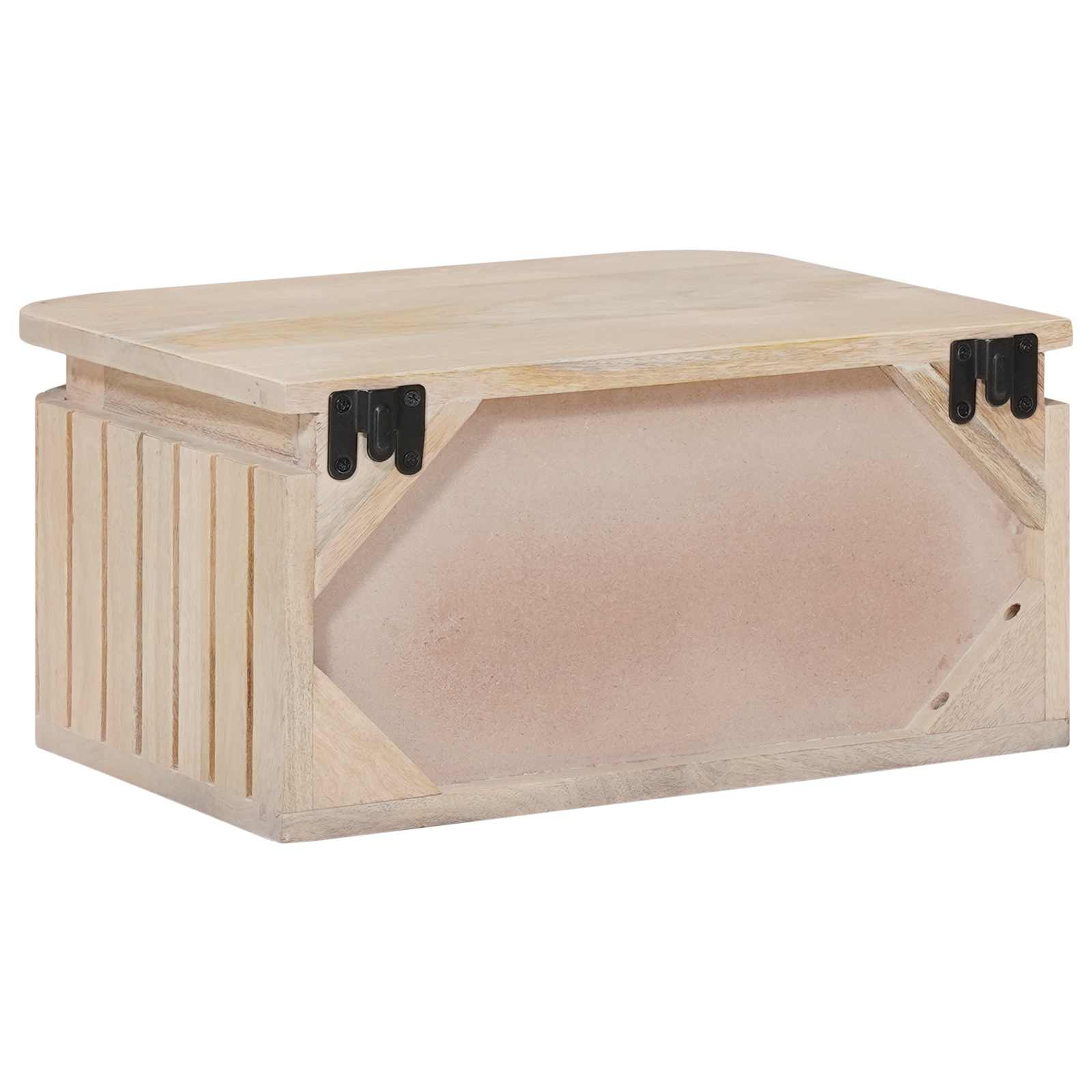 vidaXL Ręcznie wykonana szafka nocna Biały 40 x 30 x 20 cm
