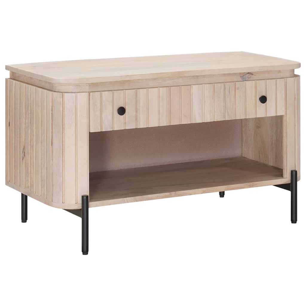 vidaXL Ławka na buty z szufladą z półką 85 x 37 x 48 cm