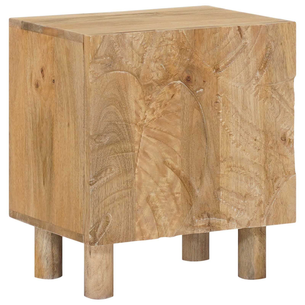 vidaXL Ręcznie wykonana szafka nocna Brąz teakowy 40 x 30 x 45 cm