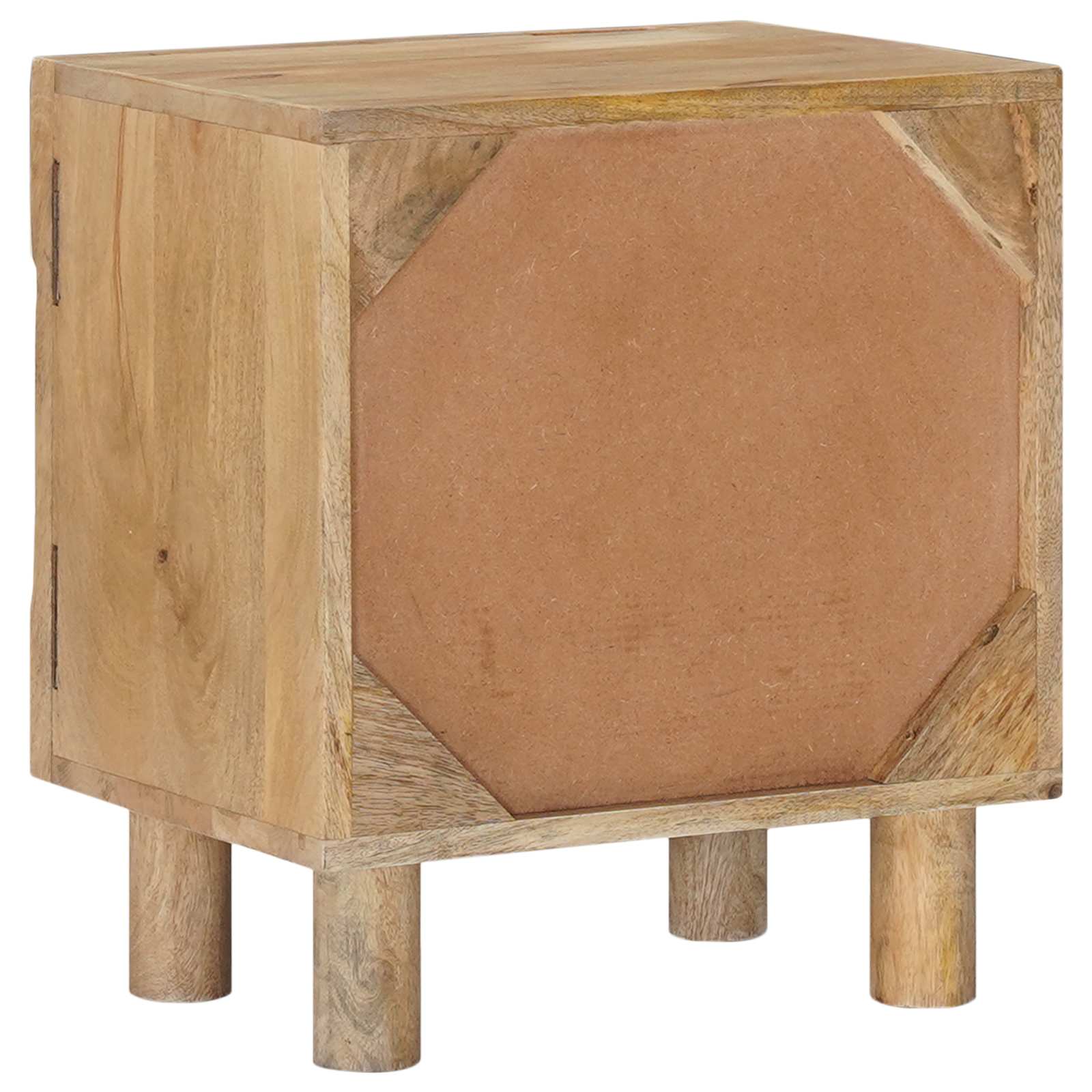 vidaXL Ręcznie wykonana szafka nocna Brąz teakowy 40 x 30 x 45 cm