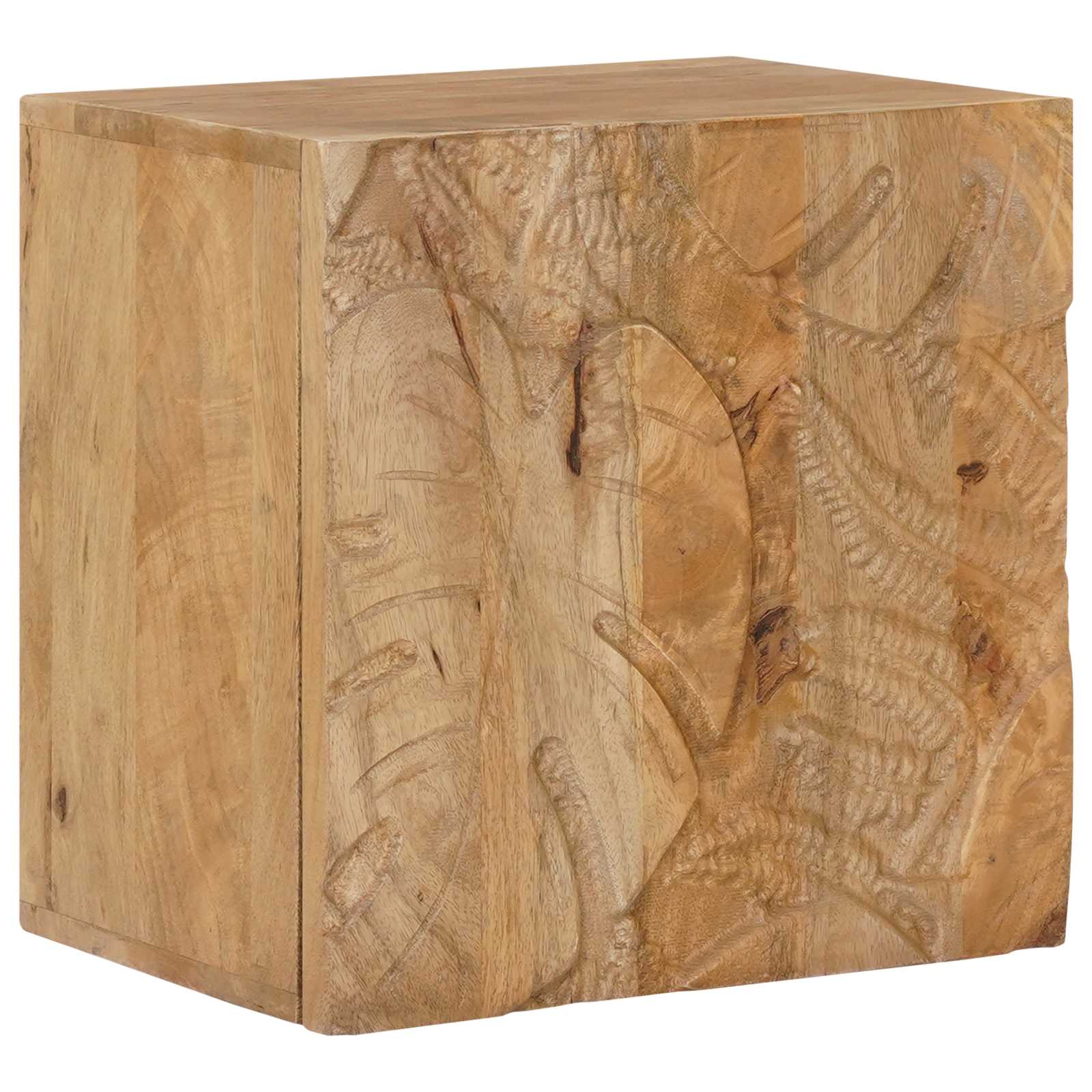 vidaXL Ręcznie wykonana szafka nocna Brąz teakowy 40x30x40 cm