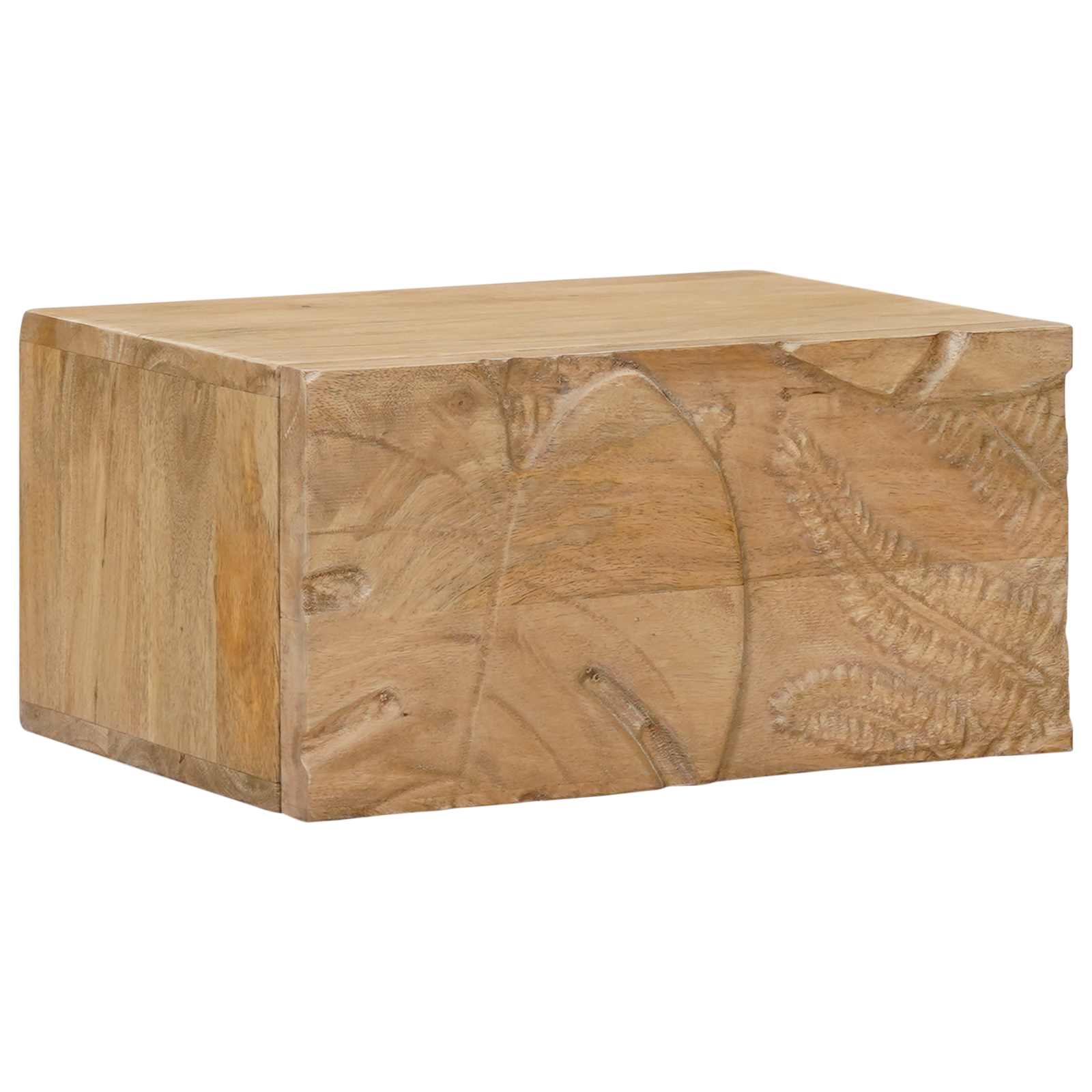 vidaXL Ręcznie wykonana szafka nocna Brąz teakowy 40 x 30 x 20 cm