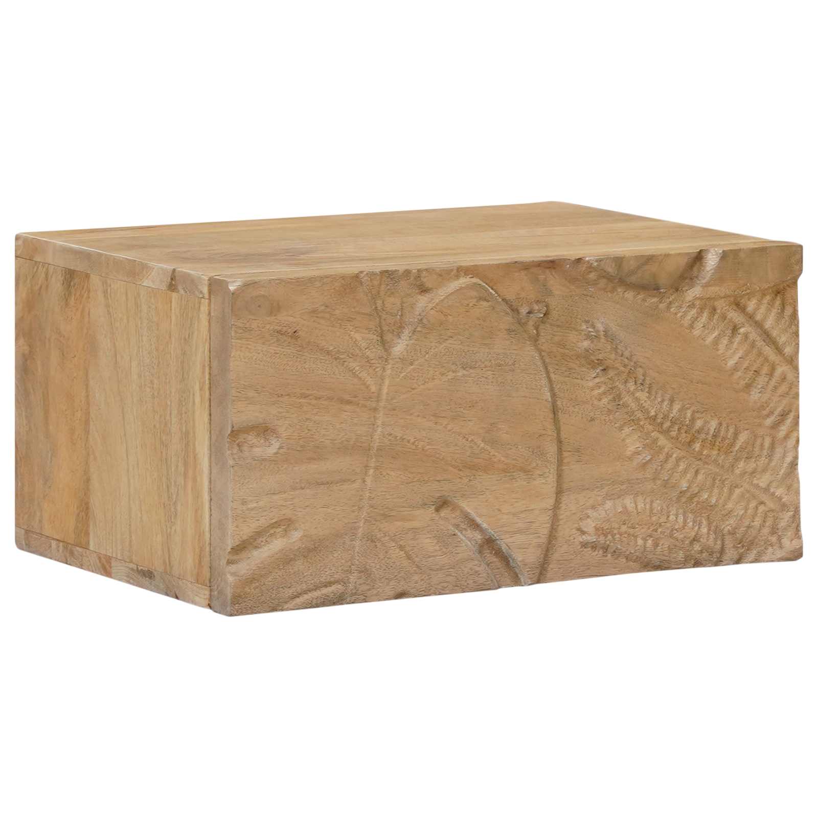vidaXL Ręcznie wykonana szafka nocna Brąz teakowy 40 x 30 x 20 cm